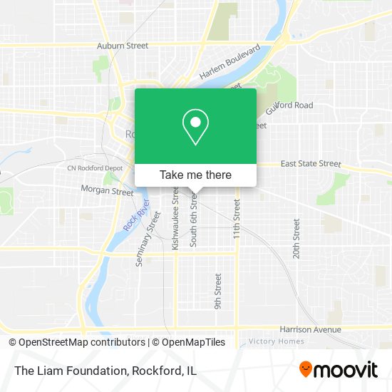 The Liam Foundation map