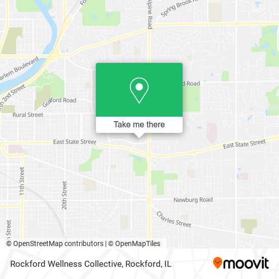 Mapa de Rockford Wellness Collective