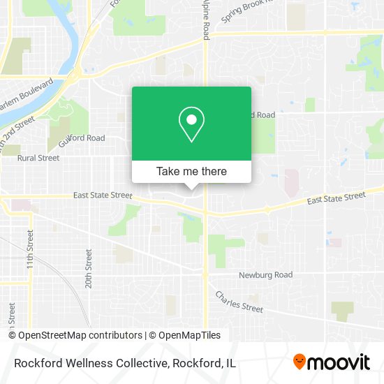 Rockford Wellness Collective map