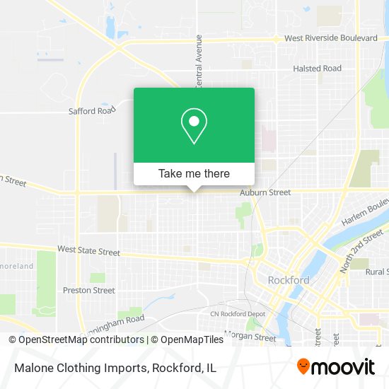 Malone Clothing Imports map