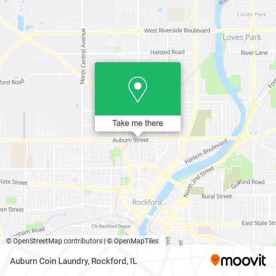 Auburn Coin Laundry map