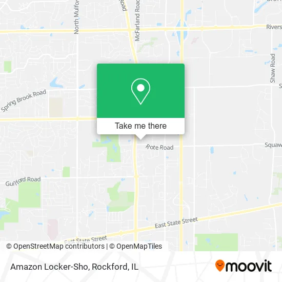 Amazon Locker-Sho map