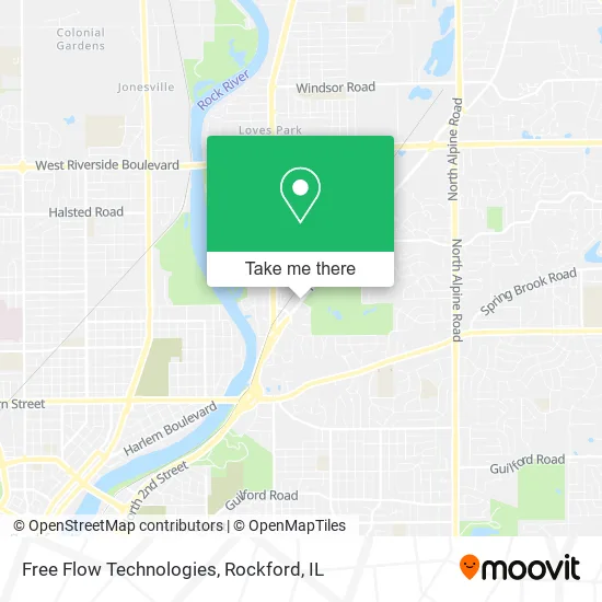 Free Flow Technologies map