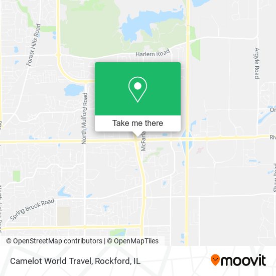 Mapa de Camelot World Travel