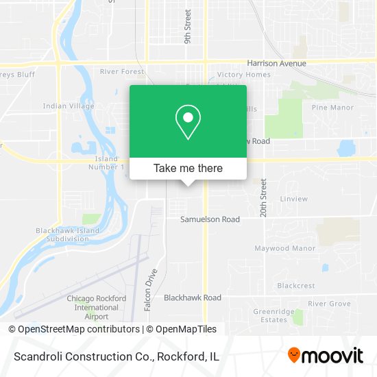 Scandroli Construction Co. map