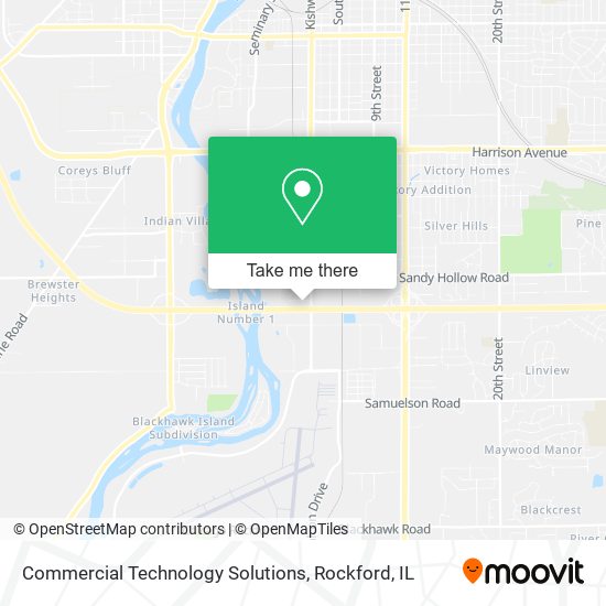 Commercial Technology Solutions map