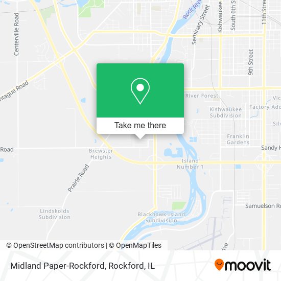 Midland Paper-Rockford map