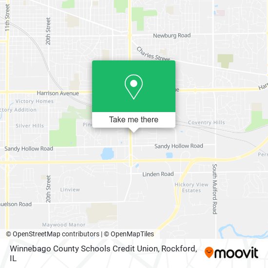 Winnebago County Schools Credit Union map