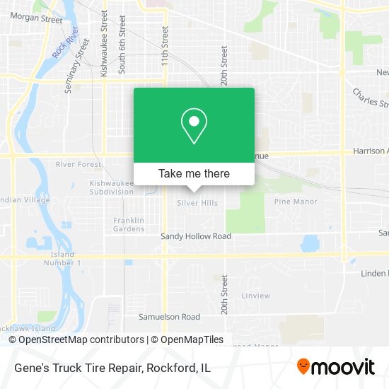 Mapa de Gene's Truck Tire Repair