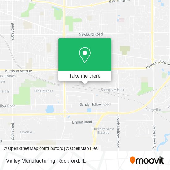 Valley Manufacturing map