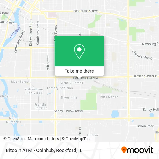 Bitcoin ATM - Coinhub map