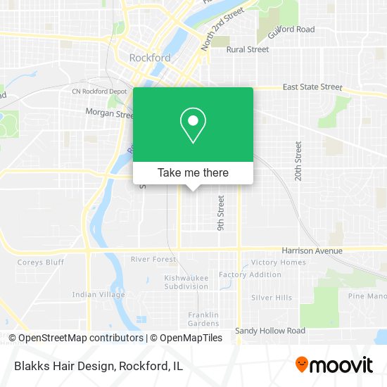 Blakks Hair Design map
