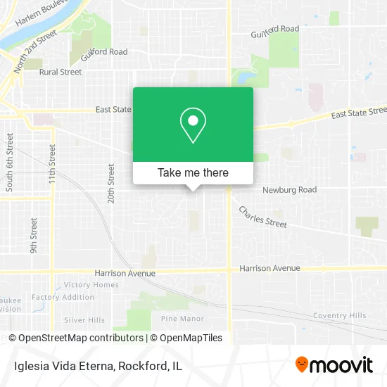 Iglesia Vida Eterna map