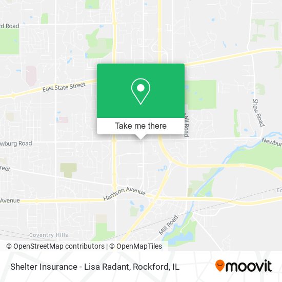 Shelter Insurance - Lisa Radant map