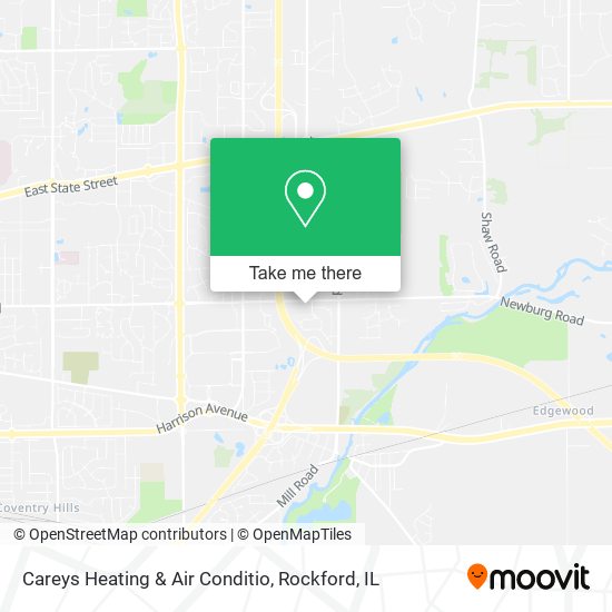 Careys Heating & Air Conditio map