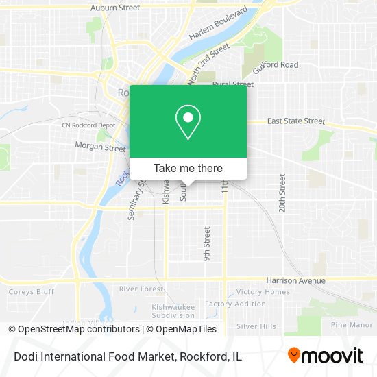Dodi International Food Market map