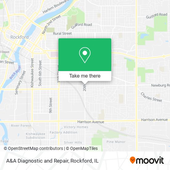 A&A Diagnostic and Repair map