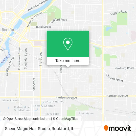Shear Magic Hair Studio map