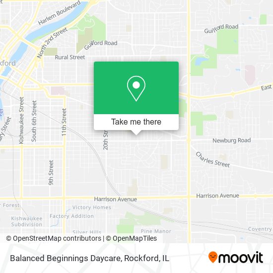Balanced Beginnings Daycare map