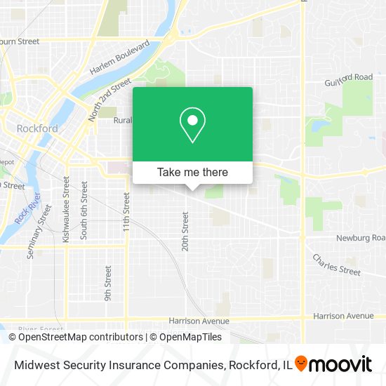 Midwest Security Insurance Companies map