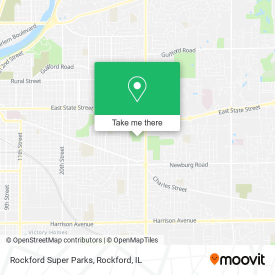 Rockford Super Parks map