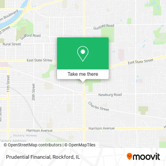 Prudential Financial map
