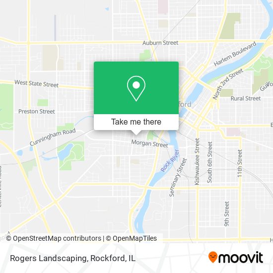 Rogers Landscaping map