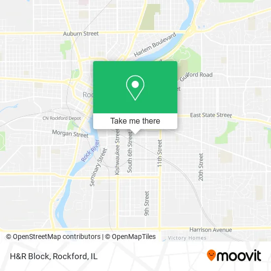 H&R Block map