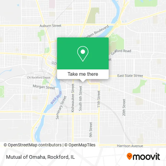 Mutual of Omaha map