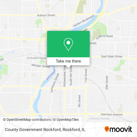 County Government Rockford map