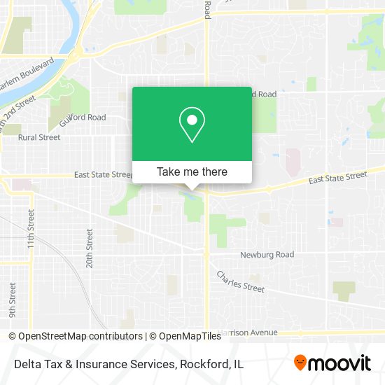 Mapa de Delta Tax & Insurance Services