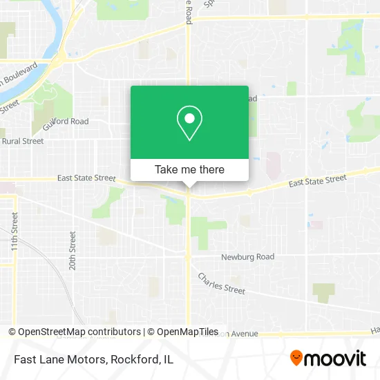 Fast Lane Motors map