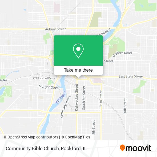 Mapa de Community Bible Church