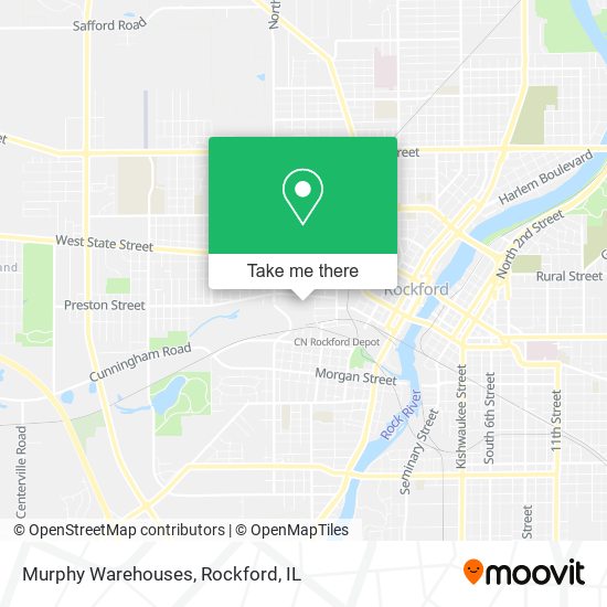 Mapa de Murphy Warehouses
