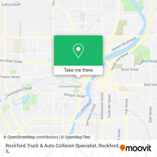 Mapa de Rockford Truck & Auto Collision Specialist