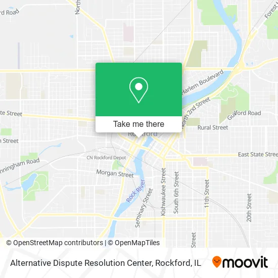 Alternative Dispute Resolution Center map