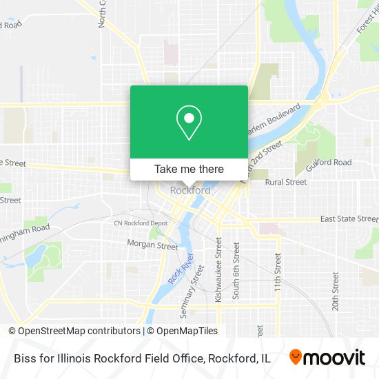 Biss for Illinois Rockford Field Office map