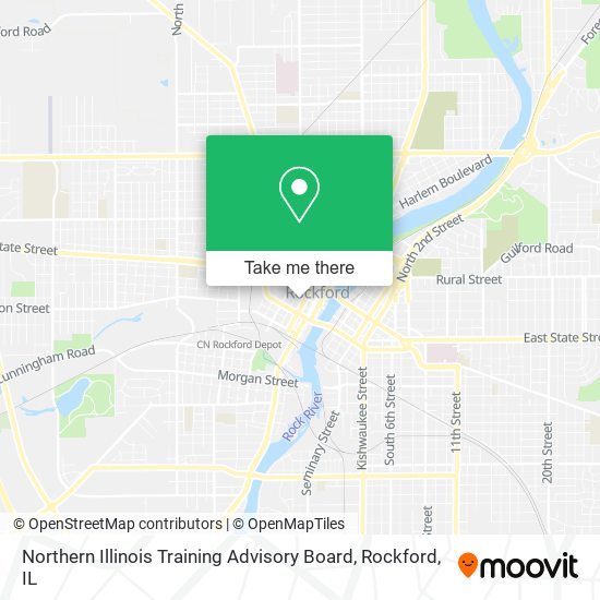 Mapa de Northern Illinois Training Advisory Board