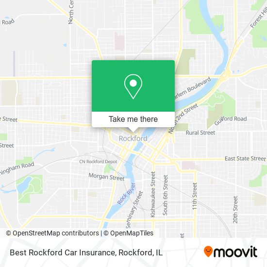 Best Rockford Car Insurance map