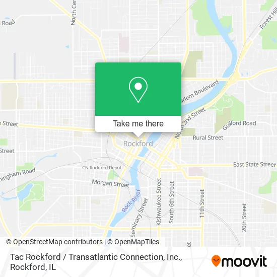 Tac Rockford / Transatlantic Connection, Inc. map