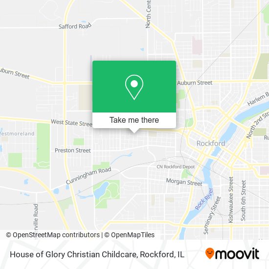 House of Glory Christian Childcare map