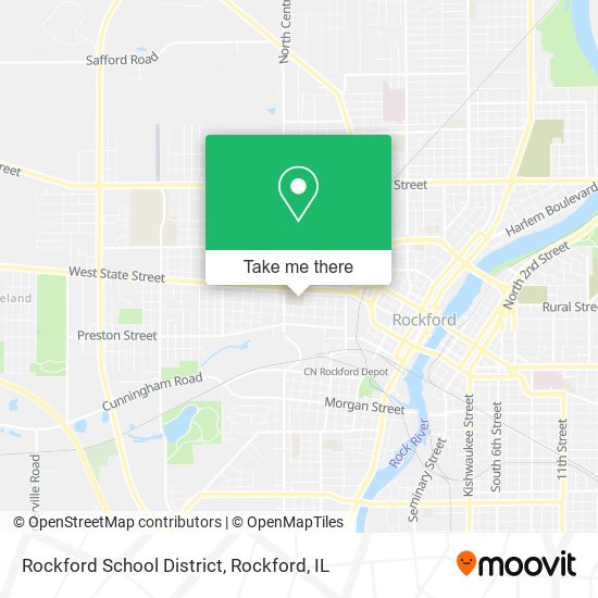 Mapa de Rockford School District