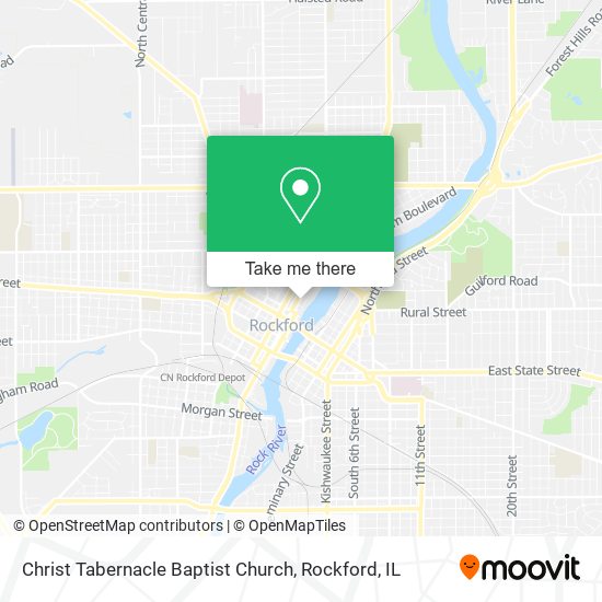 Mapa de Christ Tabernacle Baptist Church