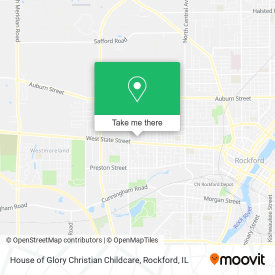House of Glory Christian Childcare map