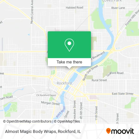 Almost Magic Body Wraps map