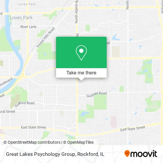 Great Lakes Psychology Group map