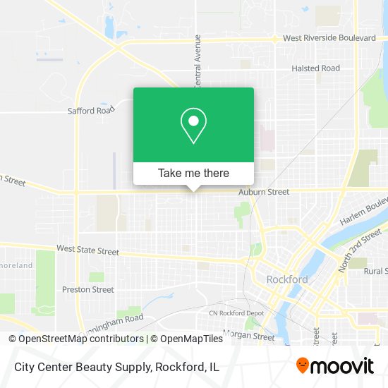 City Center Beauty Supply map