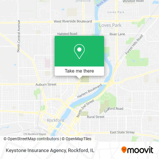 Keystone Insurance Agency map