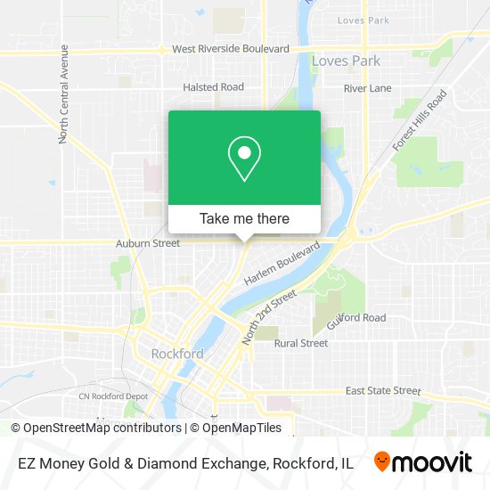 EZ Money Gold & Diamond Exchange map