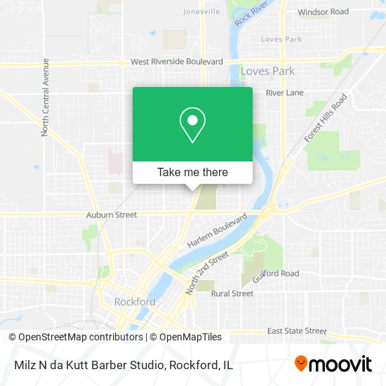 Milz N da Kutt Barber Studio map